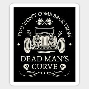 Dead Man's Curve Sticker